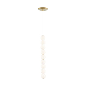 Visual Comfort Modern - 700TDOBT9NB-LED927 - LED Pendant - Orbet - Natural Brass