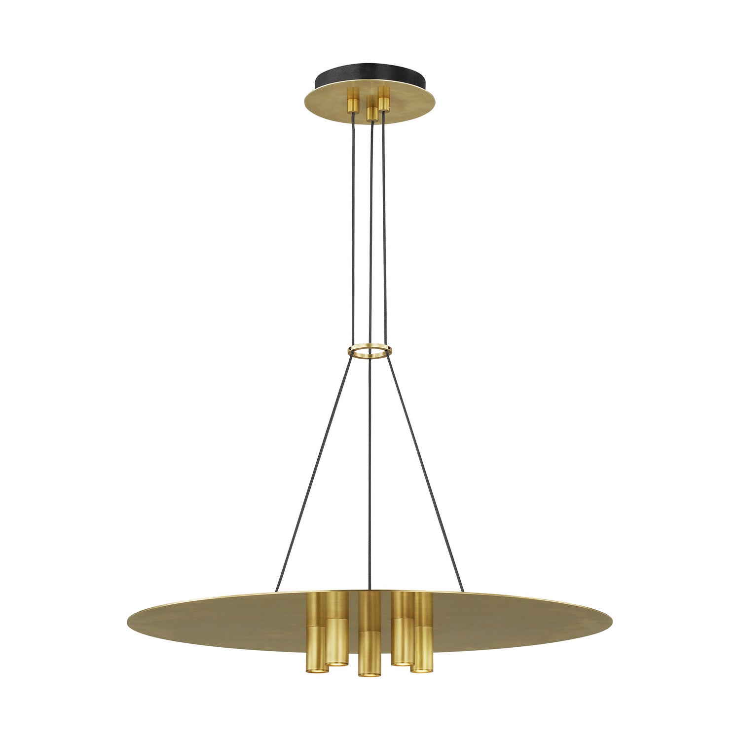 Visual Comfort Modern - 700TDPNT22NB-LED930 - LED Pendant - Ponte - Natural Brass