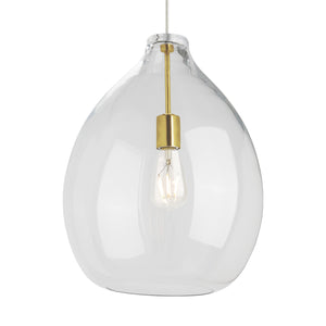 Visual Comfort Modern - 700TDQNTPCNB - One Light Pendant - Quinton - Natural Brass