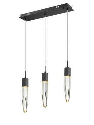 Avenue Lighting - HF1900-3-AP-BK-C - Three Light Pendant - The Original Aspen - Black