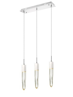 Avenue Lighting - HF1900-3-AP-CH-C - Three Light Pendant - The Original Aspen - Polished Chrome