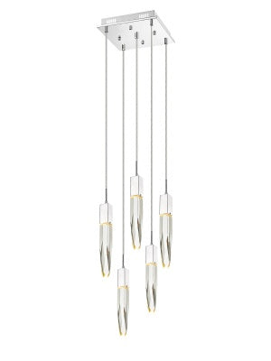 Avenue Lighting - HF1900-5-AP-CH-C - Five Light Pendant - The Original Aspen - Polished Chrome