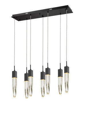 Avenue Lighting - HF1900-7-AP-BK - Seven Light Pendant - The Original Aspen - Black