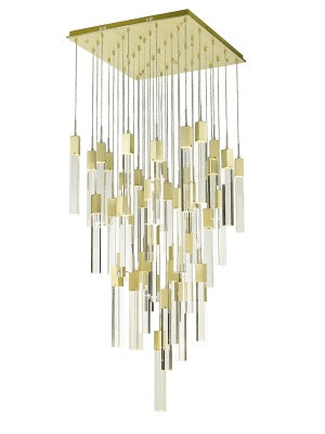 Avenue Lighting - HF1903-41-GL-BB-C - 41 Light Pendant - The Original Glacier Avenue - Brushed Brass