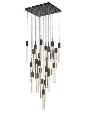 Avenue Lighting - HF1904-25-GL-BK-C - 25 Light Pendant - The Original Glacier Avenue - Black