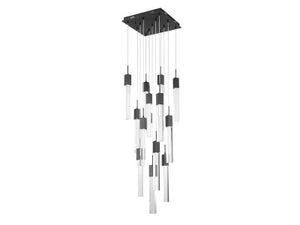 Avenue Lighting - HF1905-13-GL-BK-C - 13 Light Pendant - The Original Glacier Avenue - Black