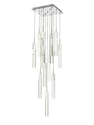 Avenue Lighting - HF1905-13-GL-CH-C - 13 Light Pendant - The Original Glacier Avenue - Chrome