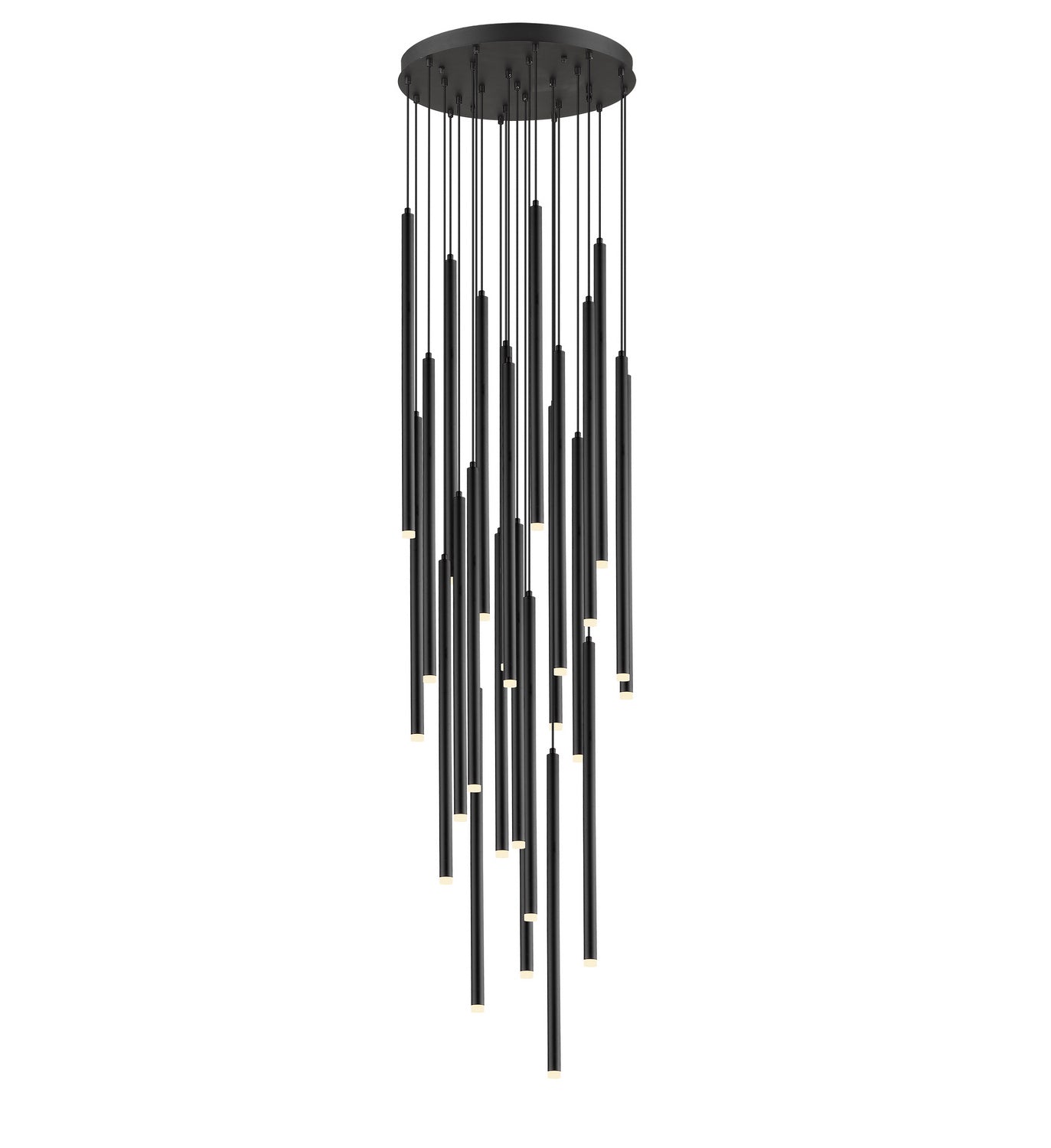 Avenue Lighting - HF2800-BLK - 25 Light Chandelier - Filmore Ave. - Black