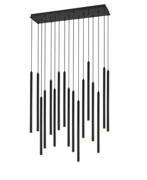 Avenue Lighting - HF2802-BLK - 17 Light Chandelier - Filmore Ave. - Black