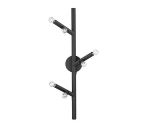 Avenue Lighting - HF8886-BLK - Six Light Wall Sconce - The Oaks - Black