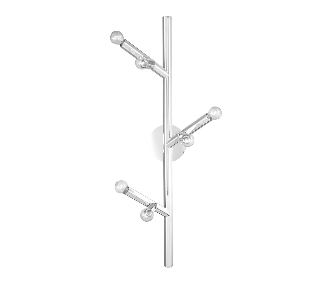 Avenue Lighting - HF8886-PN - Six Light Wall Sconce - The Oaks - Polished Nickel