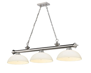 Z-Lite - 2306-3BN-DMO14 - Three Light Billiard - Cordon - Brushed Nickel