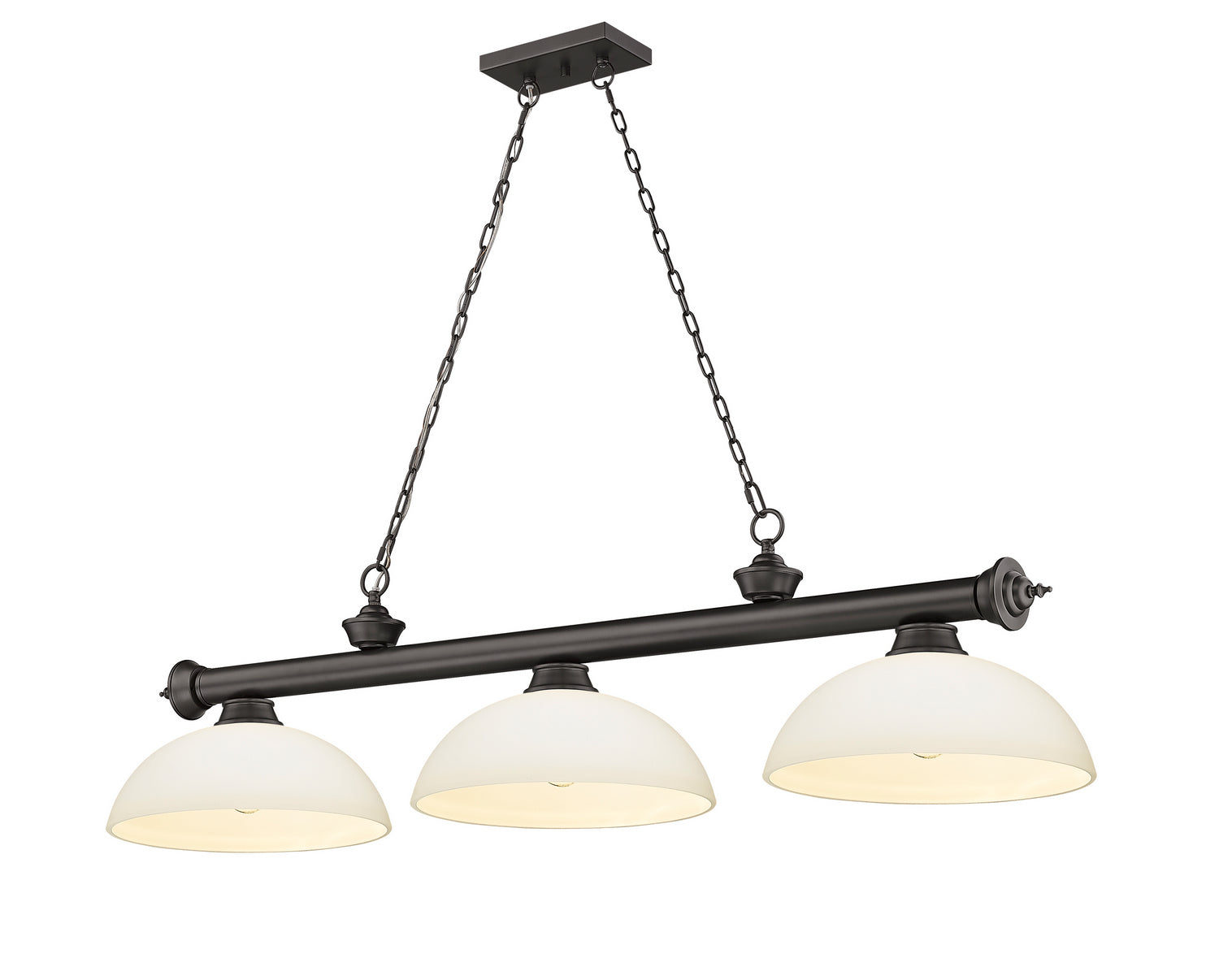 Z-Lite - 2306-3BRZ-DMO14 - Three Light Billiard - Cordon - Bronze