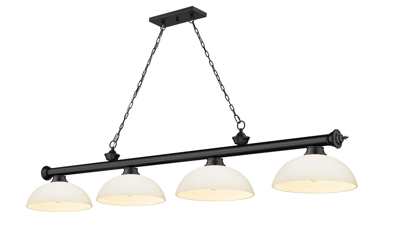 Z-Lite - 2306-4MB-DMO14 - Four Light Billiard - Cordon - Matte Black