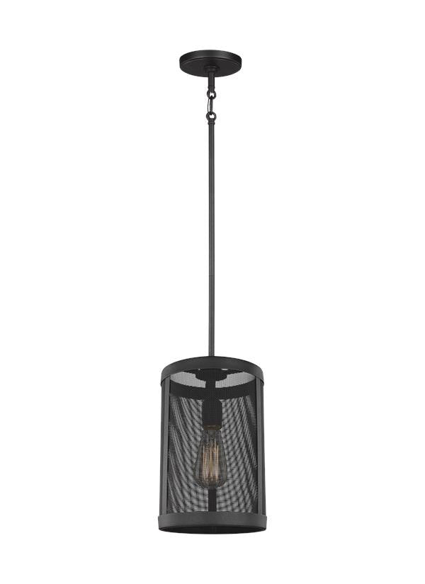 Visual Comfort Studio - 6128501EN7-12 - One Light Mini-Pendant - Gereon - Black