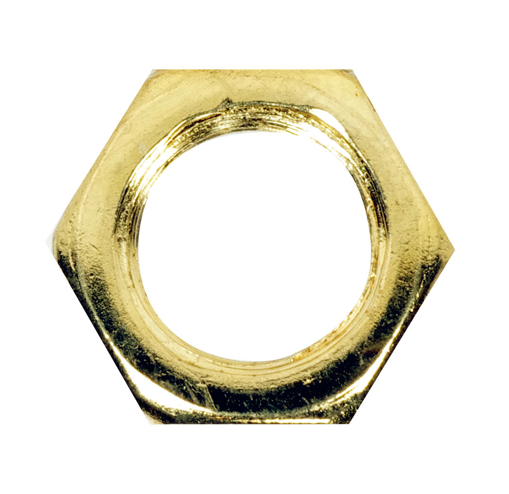 Satco - 90-1646 - Locknut - Brass Plated