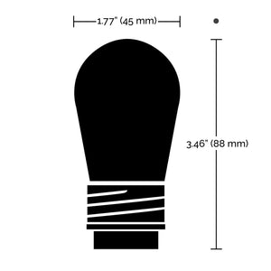 Satco - S11273 - Light Bulb - Clear