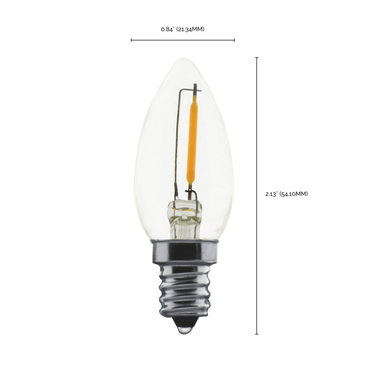 Satco - S11308 - Light Bulb - Clear