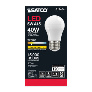 Satco - S12404 - Light Bulb - Soft White