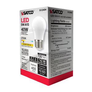 Satco - S12404 - Light Bulb - Soft White
