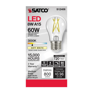 Satco - S12406 - Light Bulb - Clear