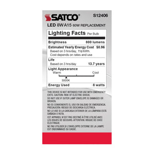 Satco - S12406 - Light Bulb - Clear