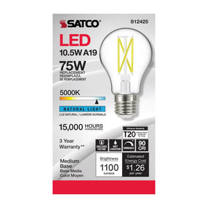 Satco - S12425 - Light Bulb - Clear