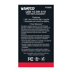 Satco - S12425 - Light Bulb - Clear