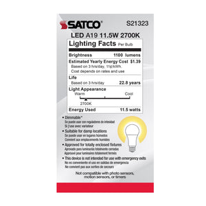 Satco - S21323 - Light Bulb - Frost