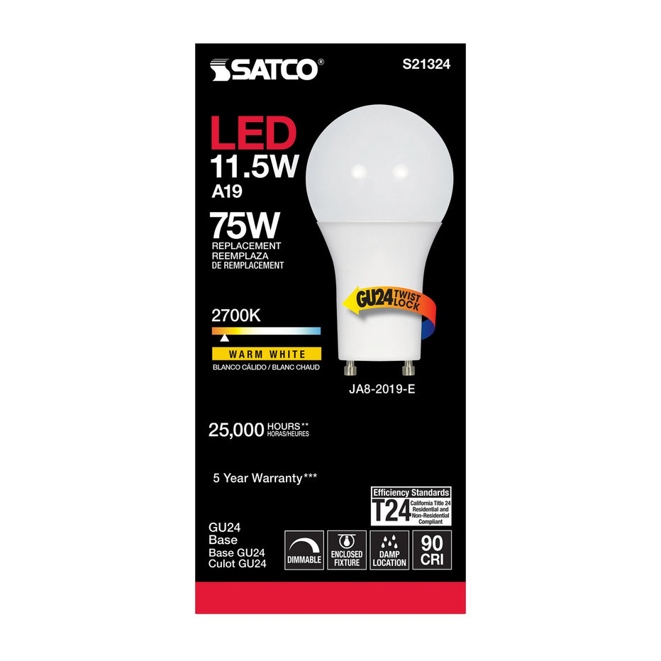 Satco - S21324 - Light Bulb - Frost