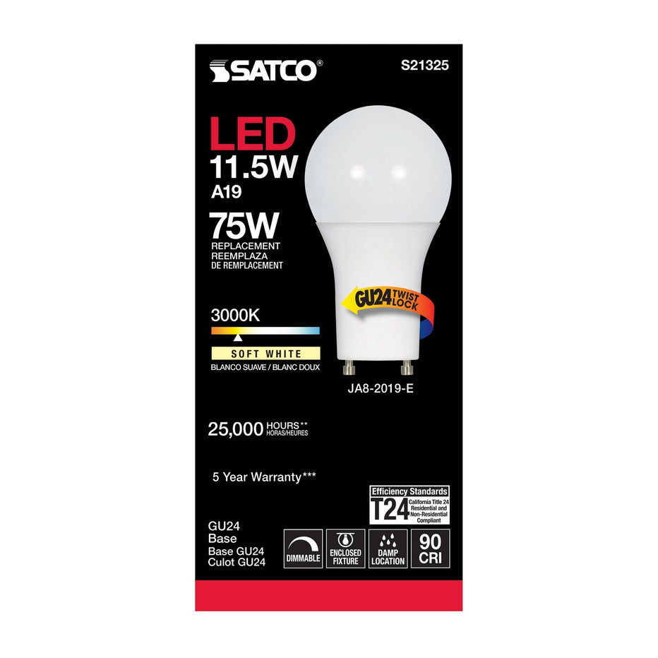 Satco - S21325 - Light Bulb - Frost