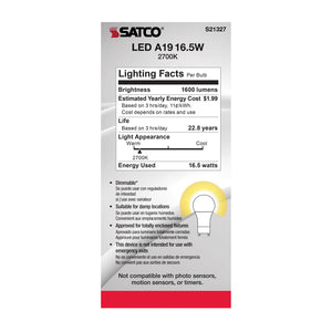 Satco - S21327 - Light Bulb - Frost
