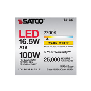 Satco - S21327 - Light Bulb - Frost