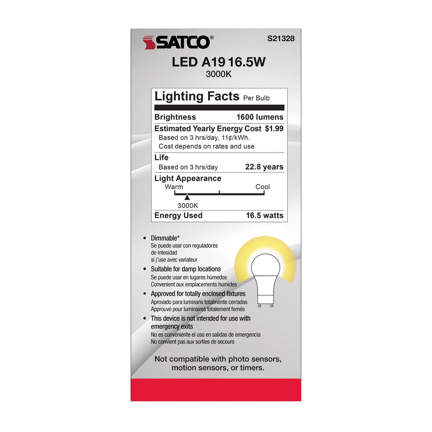 Satco - S21328 - Light Bulb - Frost