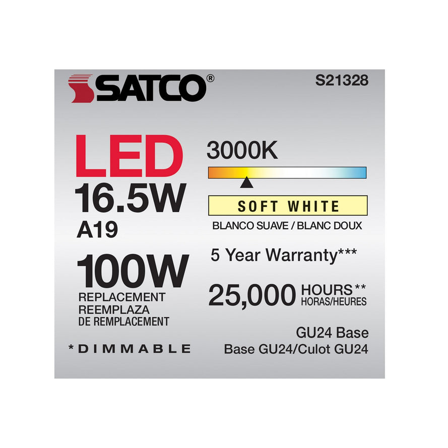 Satco - S21328 - Light Bulb - Frost