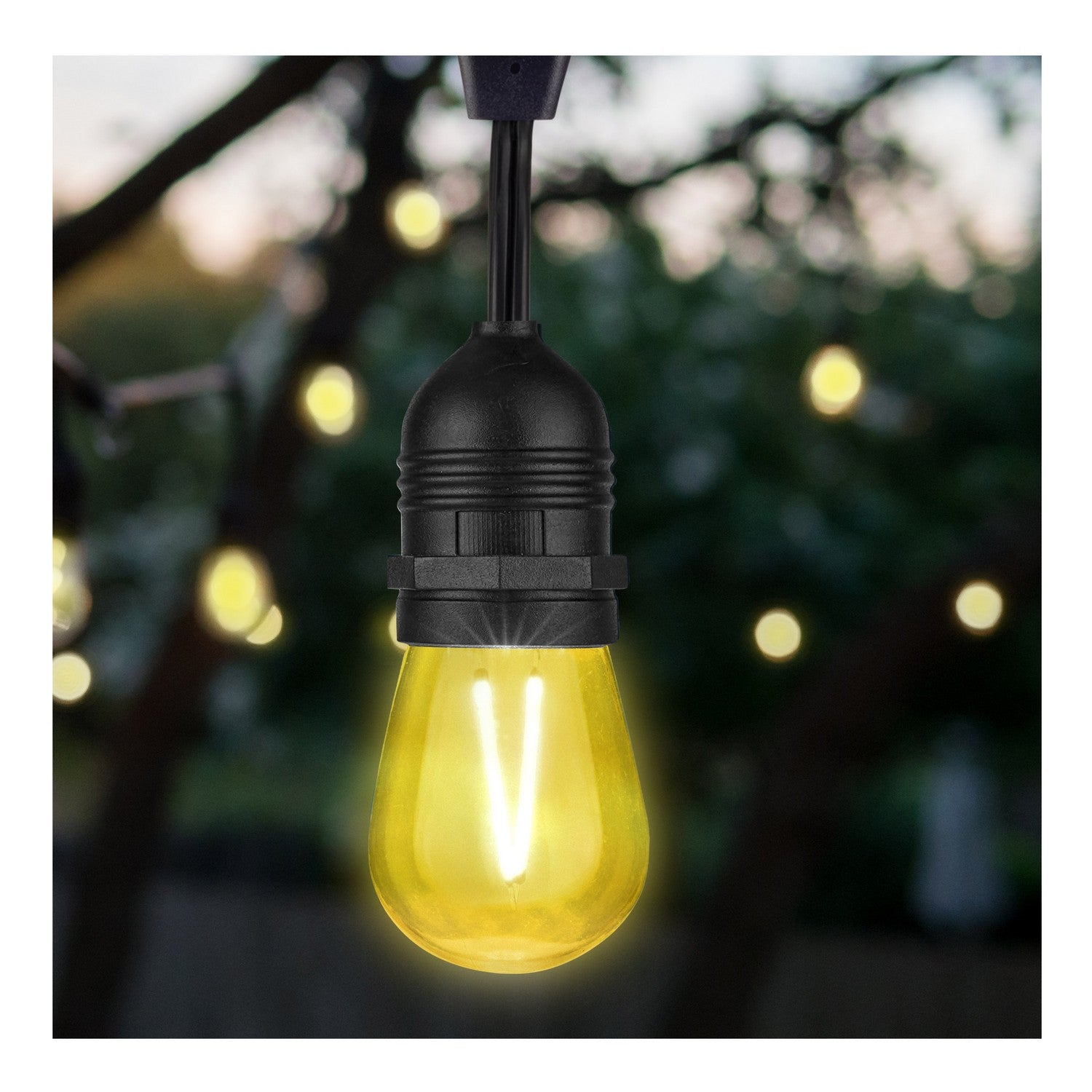 Satco - S8025 - Light Bulb - Transparent Yellow