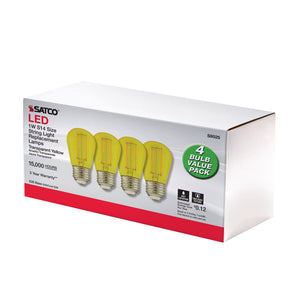 Satco - S8025 - Light Bulb - Transparent Yellow