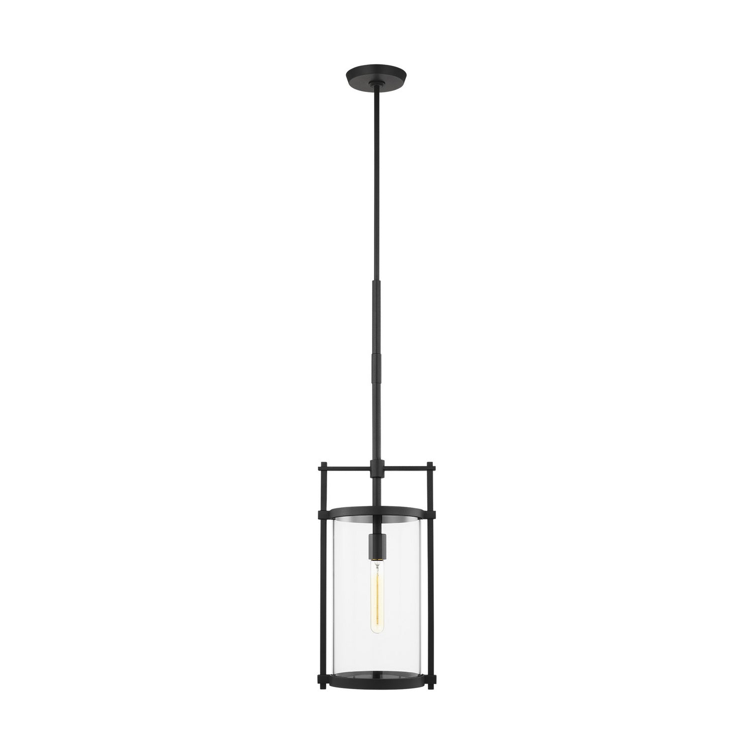 Visual Comfort Studio - CO1341TXB - One Light Outdoor Pendant - Eastham - Textured Black