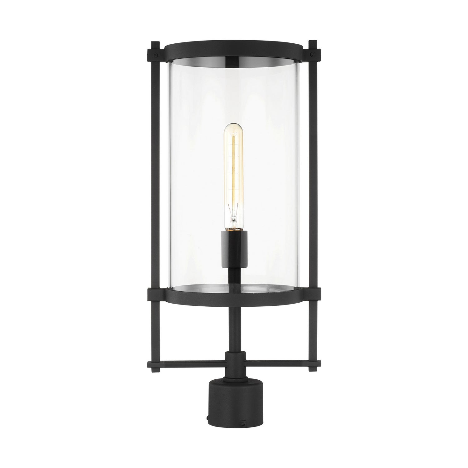 Visual Comfort Studio - CO1351TXB - One Light Outdoor Post Lantern - Eastham - Textured Black