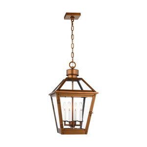 Visual Comfort Studio - CO1424NCP - Four Light Pendant - Hyannis - Natural Copper