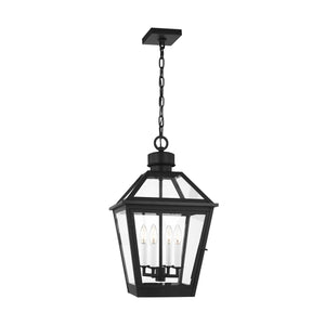 Visual Comfort Studio - CO1424TXB - Four Light Pendant - Hyannis - Textured Black