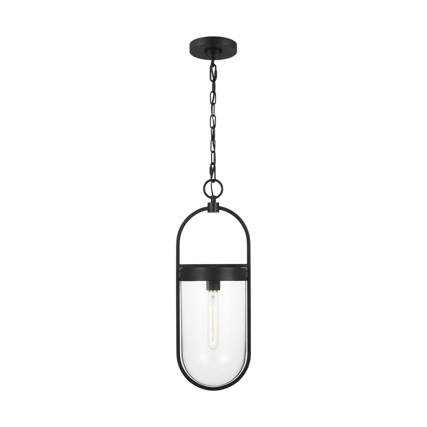 Visual Comfort Studio - CP1371AI - One Light Pendant - Blaine - Aged Iron