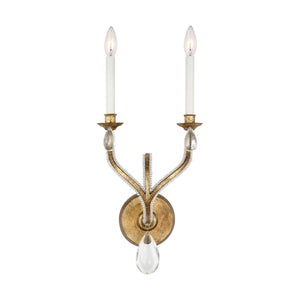 Visual Comfort Studio - CW1252ADB - Two Light Wall Sconce - Kinsale - Antique Gild