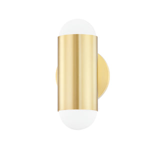 Mitzi - H484102-AGB - Two Light Wall Sconce - Kira - Aged Brass