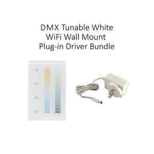 Diode LED - DI-KIT-DMX-TW1Z-PA - WiFi Wall Mount Plug-in Driver Bundle