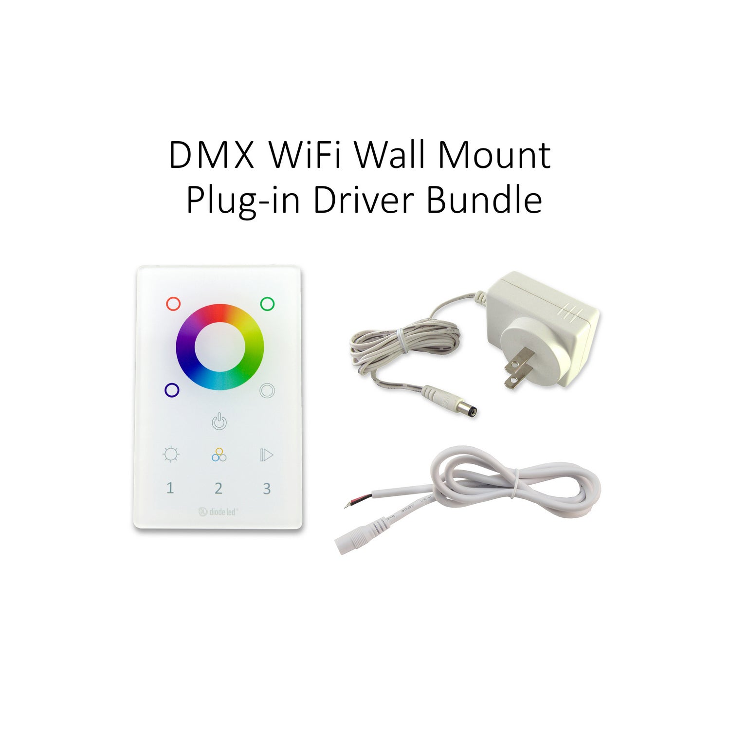 Diode LED - DI-KIT-DMX-WM3Z-PA - Wall Mount Plug-in Driver Bundle