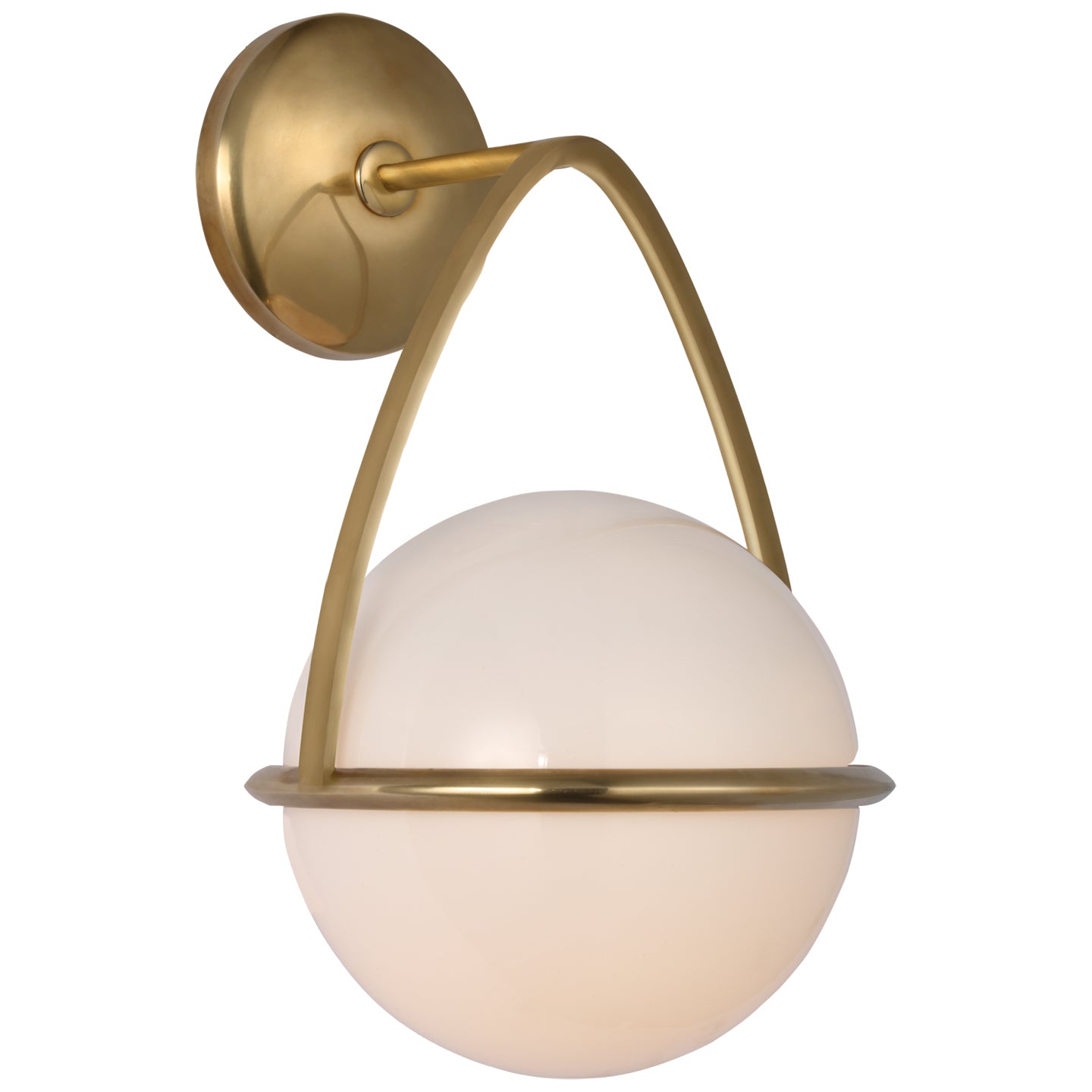 Visual Comfort Signature - ARN 2362HAB-WG - LED Wall Sconce - Lisette - Hand-Rubbed Antique Brass