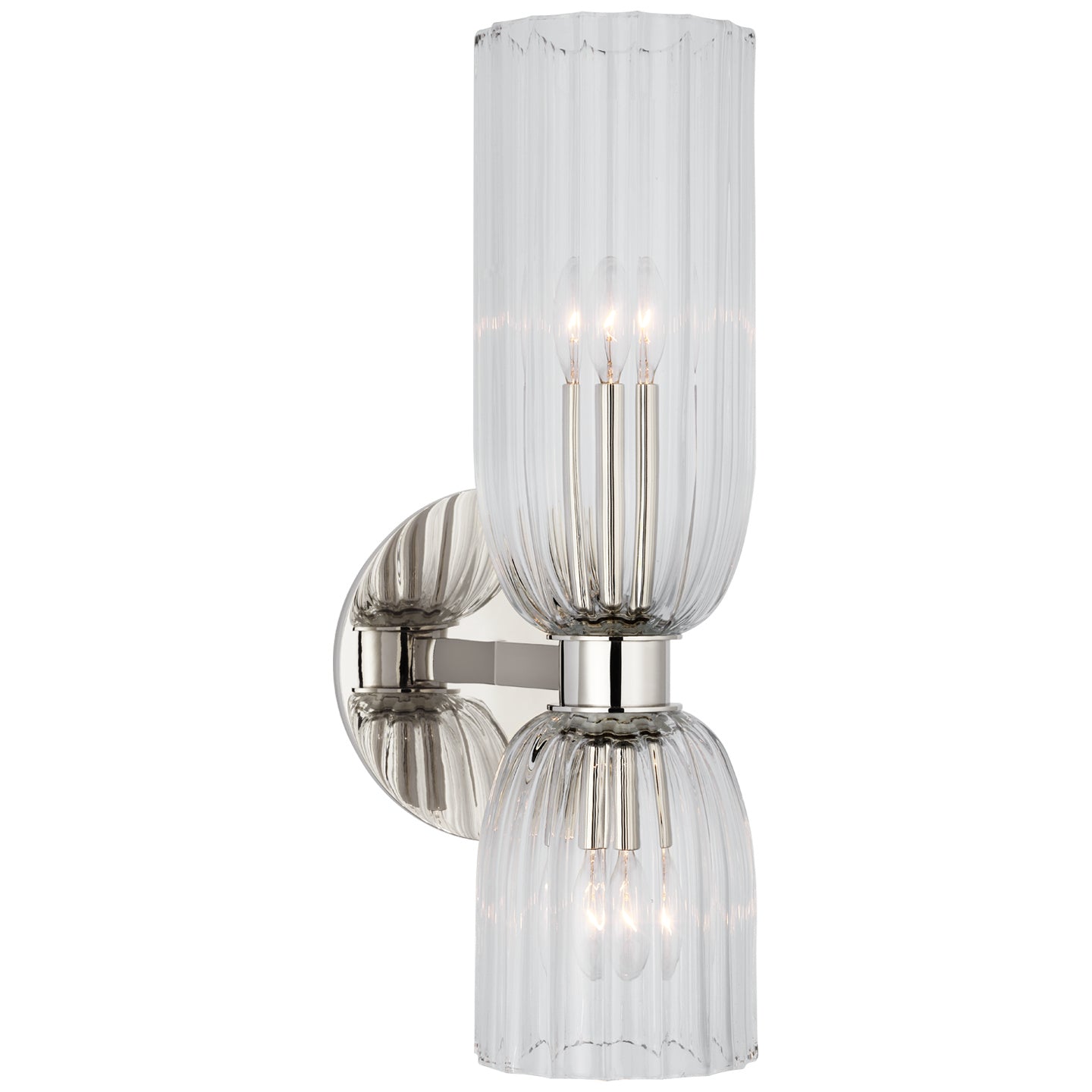 Visual Comfort Signature - ARN 2500PN-CG - LED Wall Sconce - Asalea - Polished Nickel