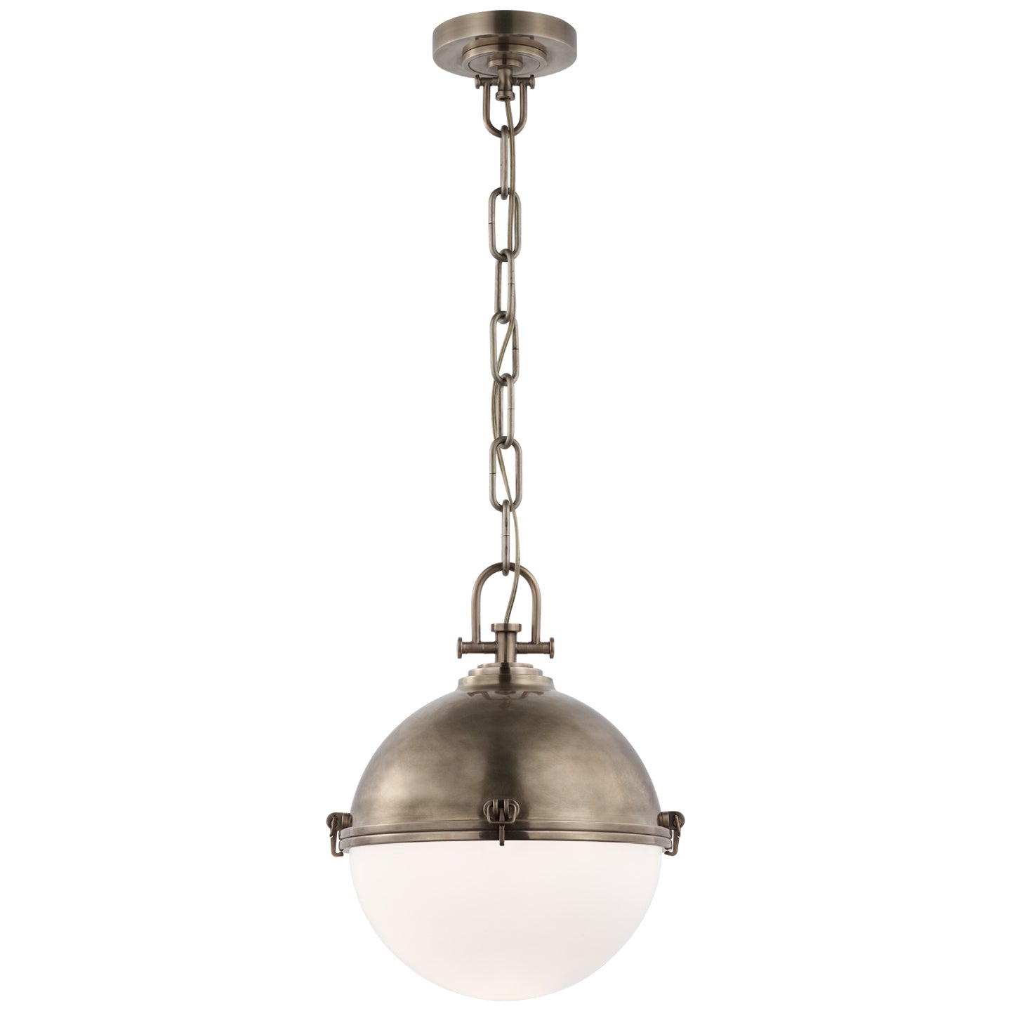 Visual Comfort Signature - CHC 5490AN-WG - LED Pendant - Adrian - Antique Nickel