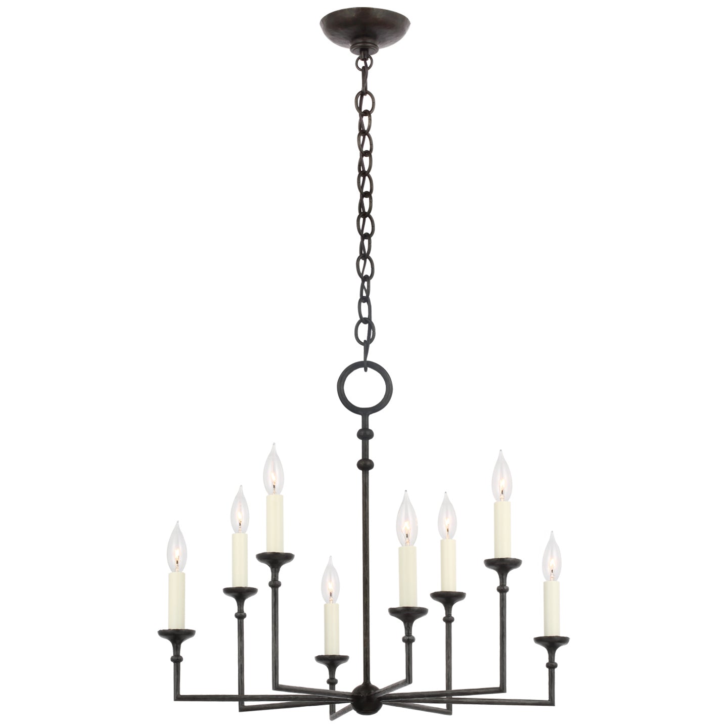 Visual Comfort Signature - CHC 5701AI - LED Chandelier - Rowen - Aged Iron